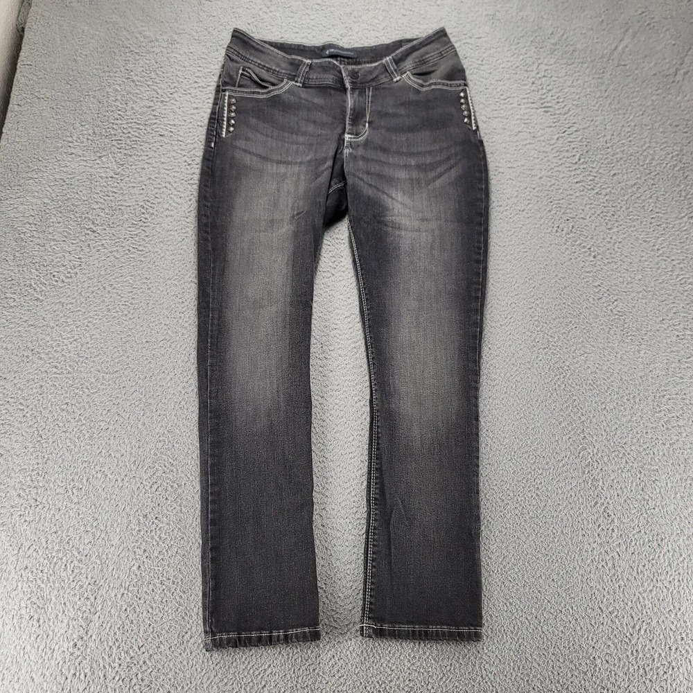 Lee Platinum Label Jeans Womens 10 Short Black Perfect Fit‎ Skinny Mid Rise